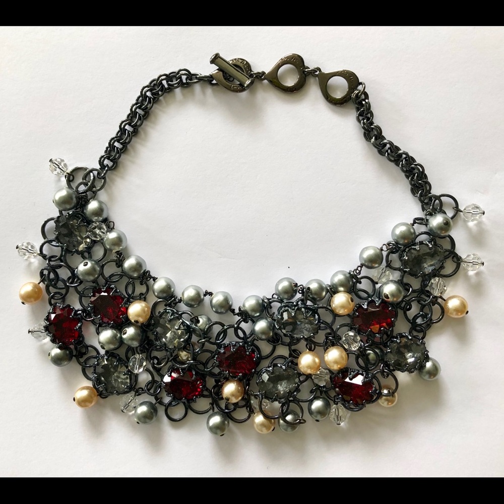 VINTAGE YVES SAINT LAURENT GORGEOUS BIB NECKLACE